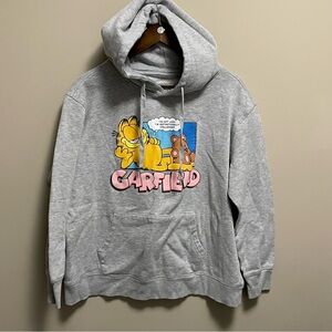 Garfield I’m Not Lazy I’m Motivationally Challenged Hoodie Size Large